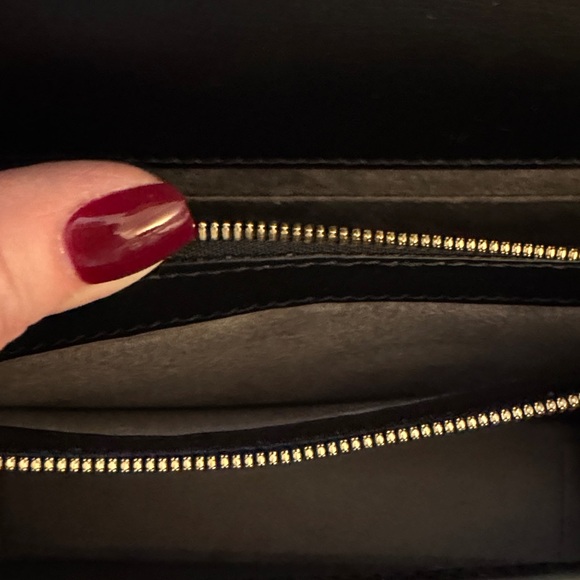 Ateliers Auguste Black Crossbody Bag with Gold Accent NEW - Picture 12 of 16